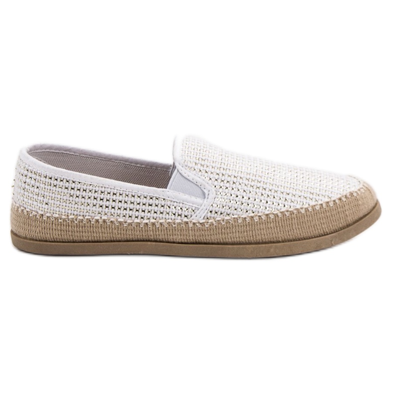 SHELOVET Fehér espadrillák SHELOVET Fehér espadrillák