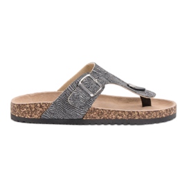 Evento Divatos papucsok szürke