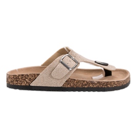 Evento Divatos papucsok barna