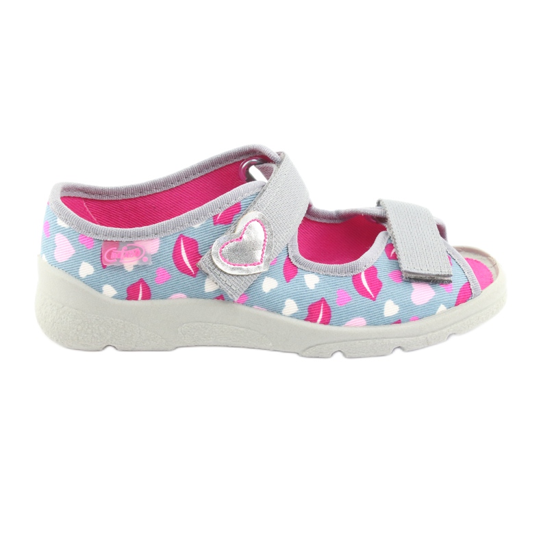 Befado gyermekcipő 969Y133 rózsaszín szürke