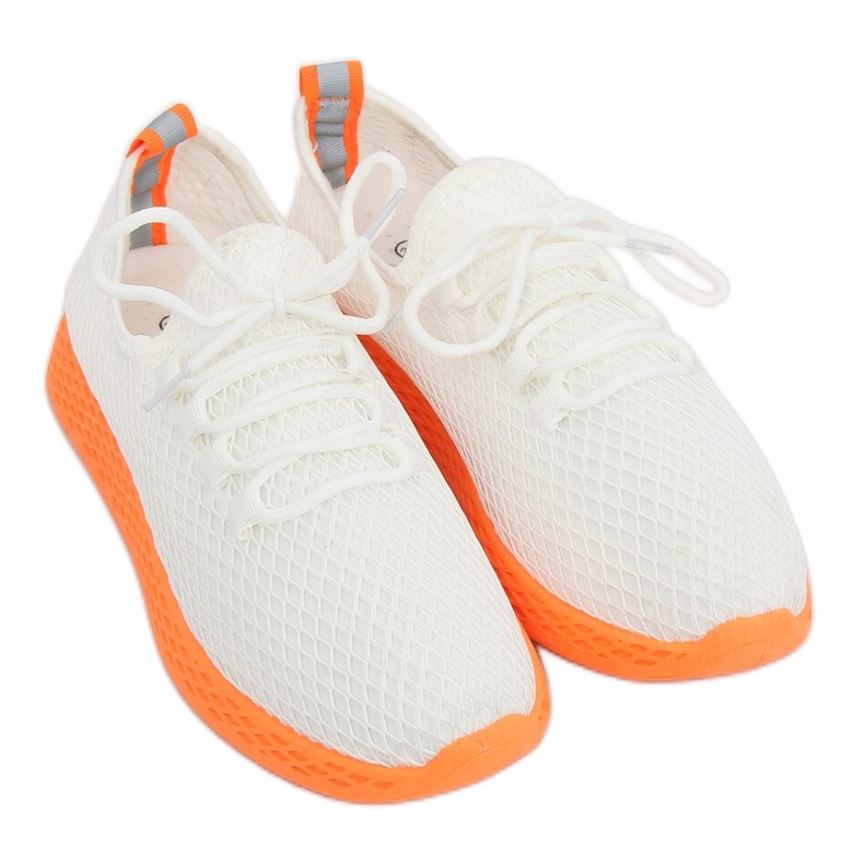 Narancssárga és fehér sportcipő NB283 Fluorescence Orange