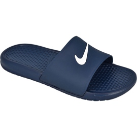 Papucsok Nike sportruházat Benassi zuhanycsúszda M 819024-410 sötétkék Papucsok Nike sportruházat Benassi zuhanycsúszda M 819024-410 sötétkék