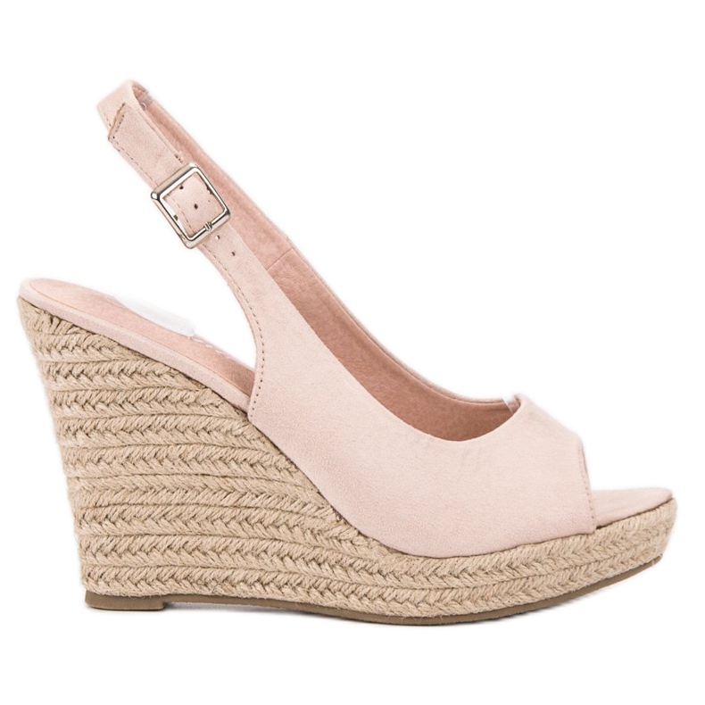 Renda Divatos velúr szandál barna