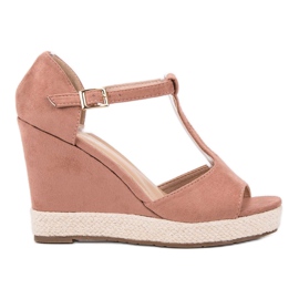 Renda Rózsaszín szandál