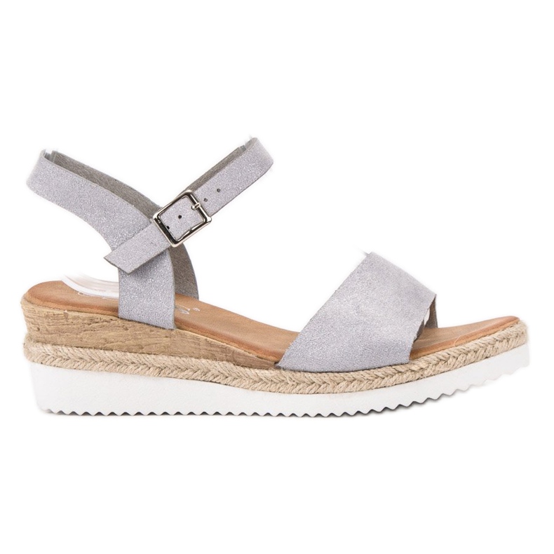 SDS Szürke szandál csillogással