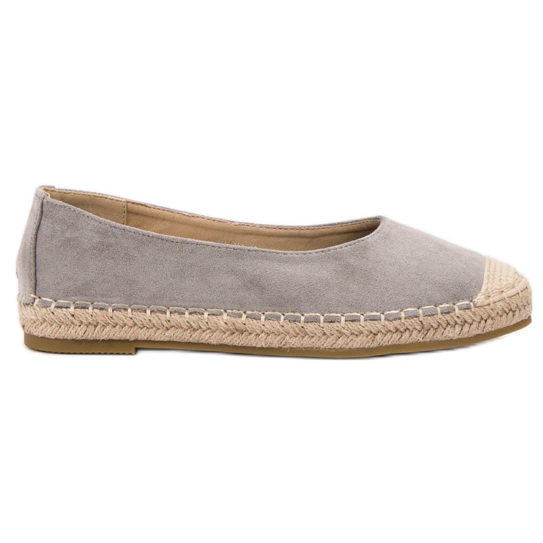 Marquiz Velúr balerinák szürke