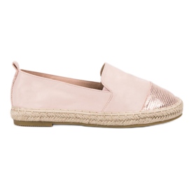 Bestelle Divatos espadrillák rózsaszín