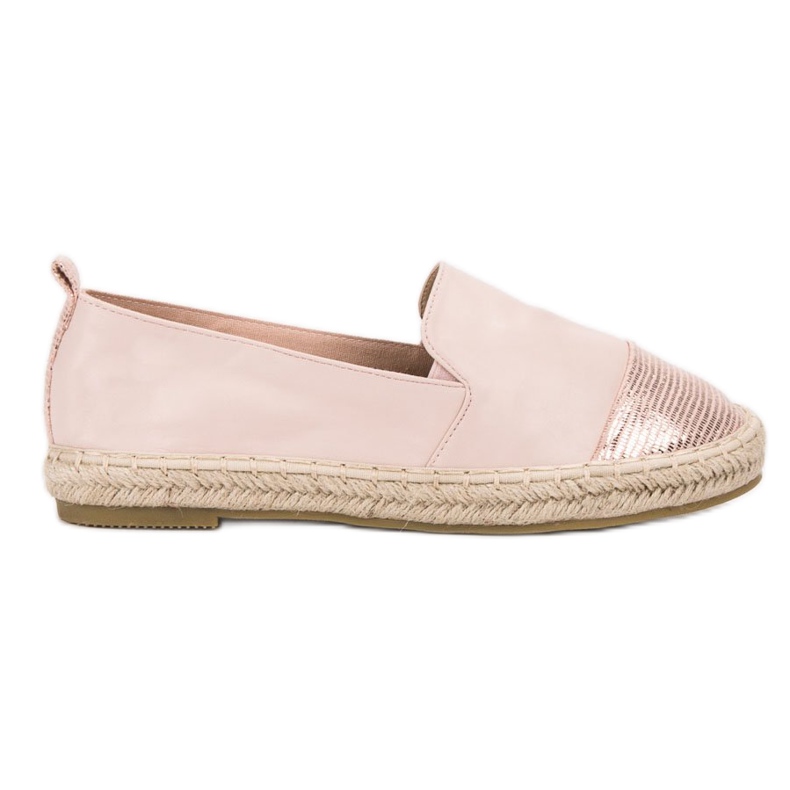 Bestelle Divatos espadrillák rózsaszín