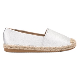 Primavera Ezüst espadrillák szürke