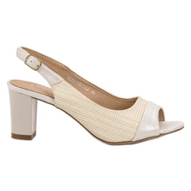 Evento Elegáns bézs színű szandál Evento Elegáns bézs színű szandál