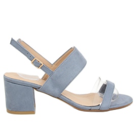 Kék magas sarkú szandál 660-1 / SA-2 Kék Kék magas sarkú szandál 660-1 / SA-2 Kék