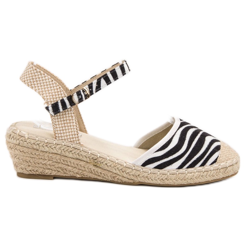 Best Shoes Ék -espadrillák fehér barna fekete sokszínű