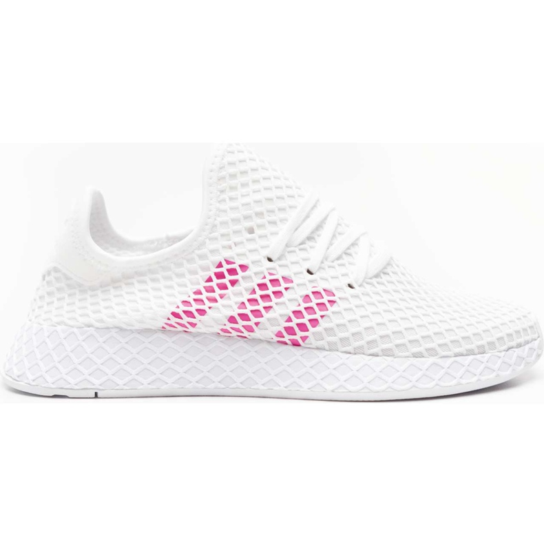 Adidas Deerupt Runner J 608 lábbeli White Shock Pink Core Black fehér