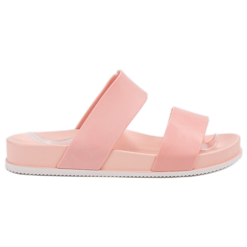 Laura Mode Rózsaszín gumi papucs