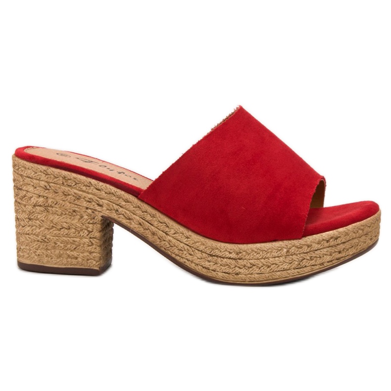 Flyfor Könnyű papucs a poszton piros