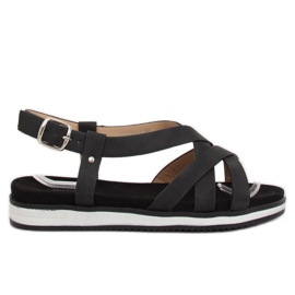Fekete női szandál 1499 Fekete