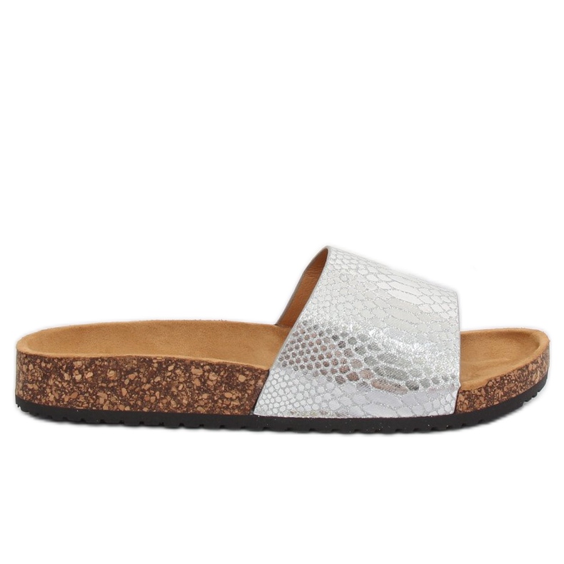 Ezüst női ezüst papucs PK44491 Silver szürke