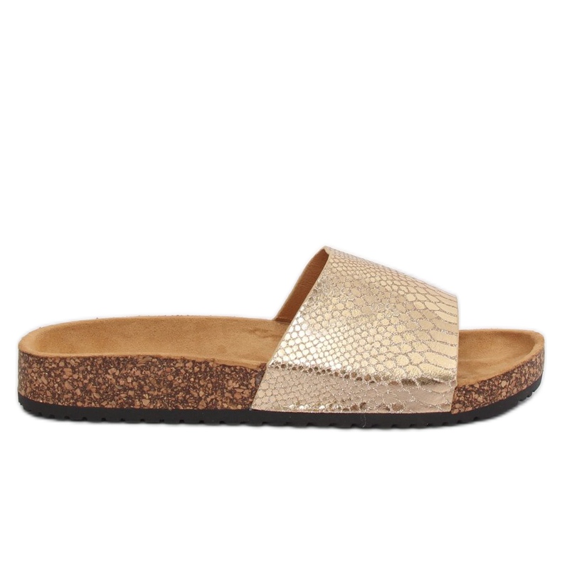 Női arany papucs PK44491 Gold aranysárga