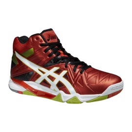 Asics Gel-Cyber ​​Sensei 6 Mt M B503Y-2101 röplabda cipő sokszínű piros