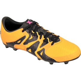 Adidas X 15.3 FG / AG Jr S74637 futballcipő sokszínű narancssárga