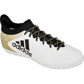 Adidas X 16.3 Tf M AQ4352 futballcipő fehér fehér