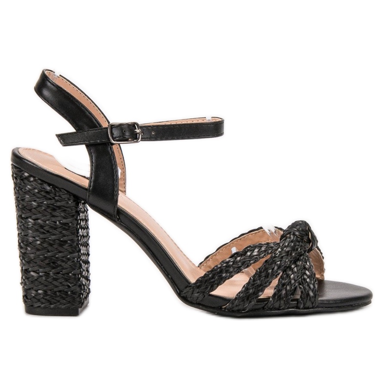 Fonott VICES szandál fekete Fonott VICES szandál fekete