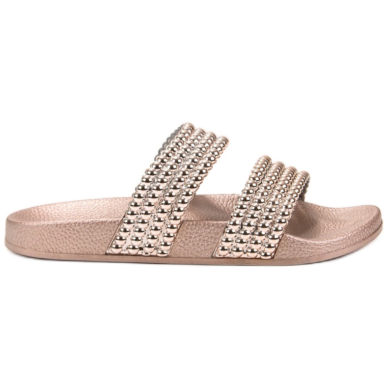 Bello Star Papucs gyöngyökkel sárga Bello Star Papucs gyöngyökkel sárga