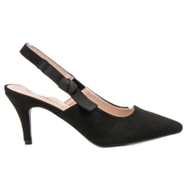 SHELOVET Szivattyúk felfedezett sarokkal fekete