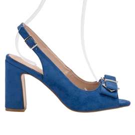 SHELOVET Szandál a bárban kék SHELOVET Szandál a bárban kék