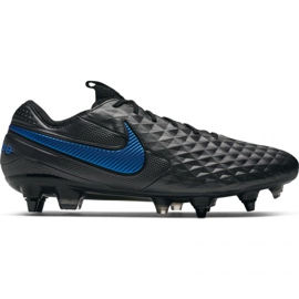 Nike Tiempo Legend 8 Elite Sg Pro Ac M AT5900-004 futballcipő fekete fekete Nike Tiempo Legend 8 Elite Sg Pro Ac M AT5900-004 futballcipő fekete fekete