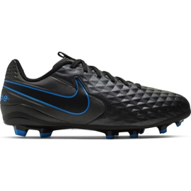Nike Tiempo Legend 8 Academy FG / MG Jr AT5732 004 futballcipő fekete fekete