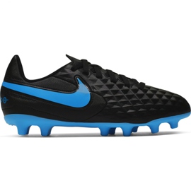 Nike Tiempo Legend 8 Club FG / MG Jr AT5881-004 futballcipő fekete fekete