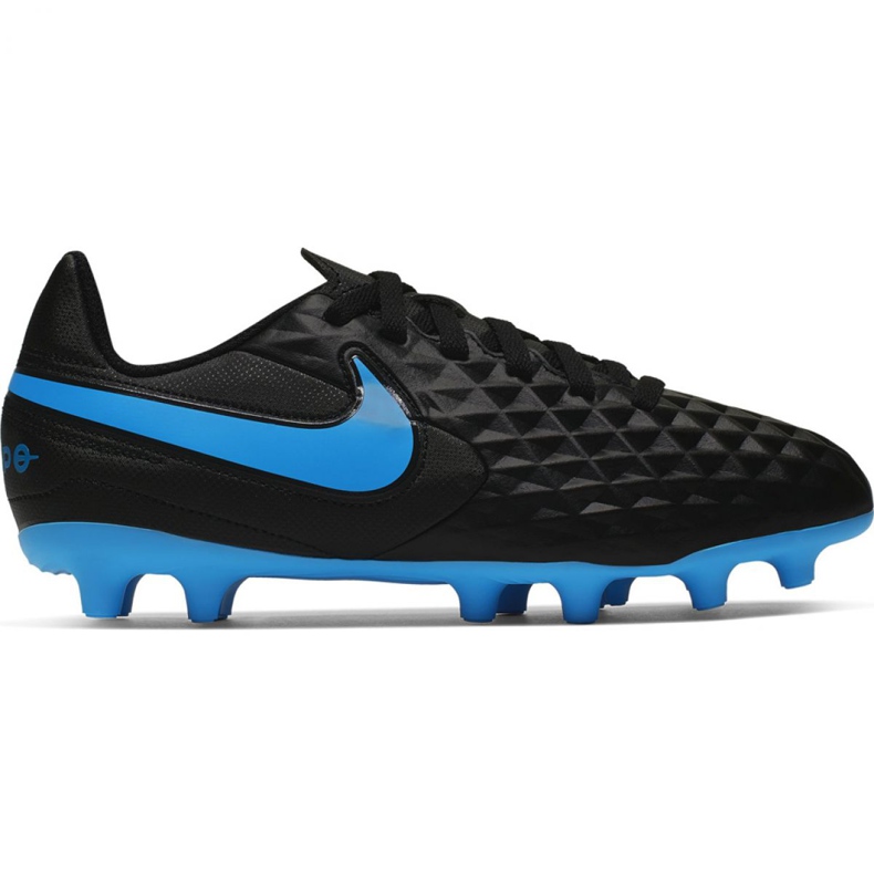 Nike Tiempo Legend 8 Club FG / MG Jr AT5881-004 futballcipő fekete fekete