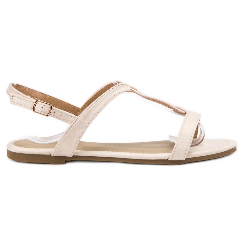 Clowse Stílusos velúr szandál barna