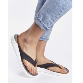 Crocs Literide Flip 05M fekete füst sokszínű