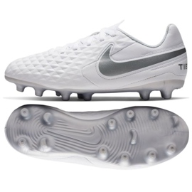 Nike Tiempo Legend 8 Club FG / MG Jr AT5881-100 futballcipő sokszínű fehér
