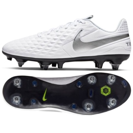 Nike Tiempo Legend 8 Academy SG-Pro Anticlog Traction M AT6014-100 futballcipő fehér fehér Nike Tiempo Legend 8 Academy SG-Pro Anticlog Traction M AT6014-100 futballcipő fehér fehér