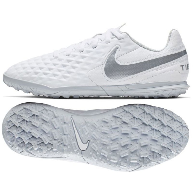 Nike Tiempo Legend 8 Club Tf Jr AT5883-100 futballcipő sokszínű fehér
