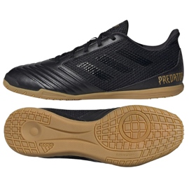 Belső cipő adidas Predator 19.4 In Sala M F35633 fekete fekete