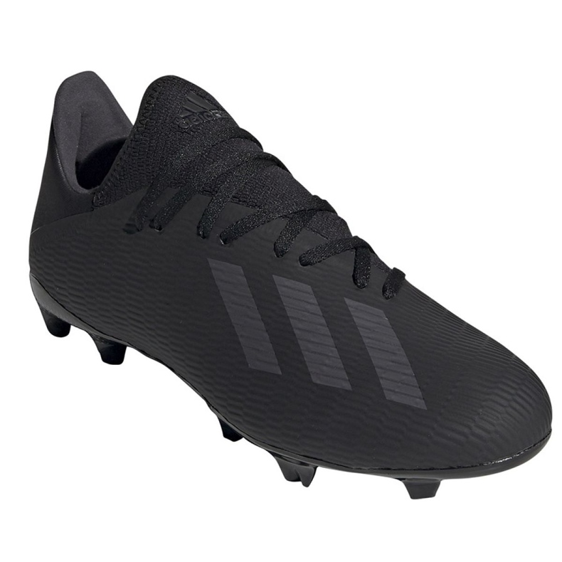 Adidas X 19.3 Fg M F35381 futballcipő fekete fekete