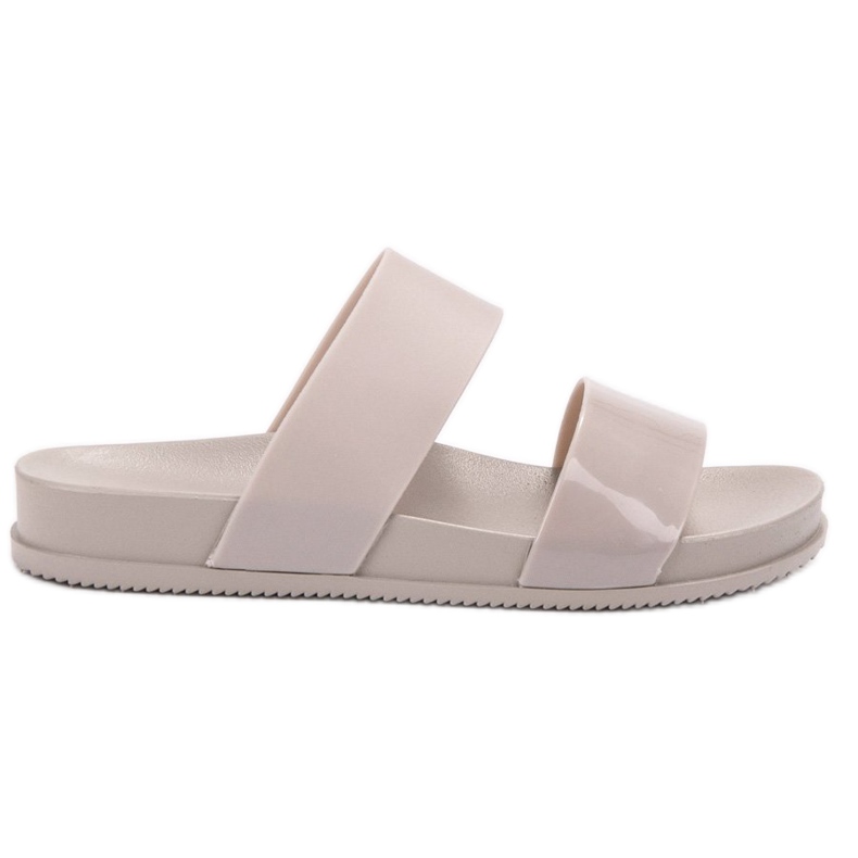 SHELOVET Divatos gumi papucs szürke