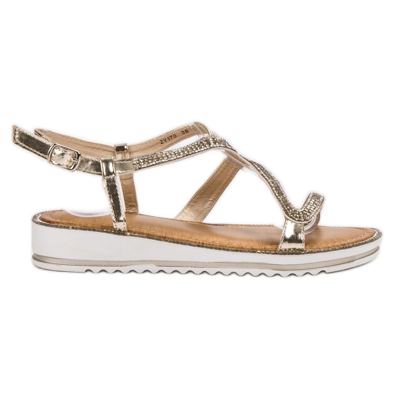 SHELOVET Szandálok A Platformon sárga