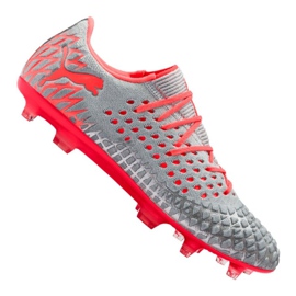 Puma Future 4.1 Netfit Low Fg / Ag M 105730-01 futballcipő sokszínű szürke Puma Future 4.1 Netfit Low Fg / Ag M 105730-01 futballcipő sokszínű szürke