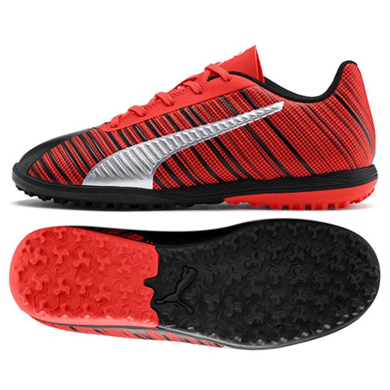 Puma One 5.4 Tt Jr 105662 01 futballcipő sokszínű piros