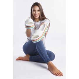 Crocs Cb platform Bld színes dia 100 fehér