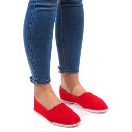 Lycra 8525 piros csúszós cipők Lycra 8525 piros csúszós cipők