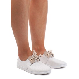 VT80-3 ezüst fűzős cipők szürke VT80-3 ezüst fűzős cipők szürke