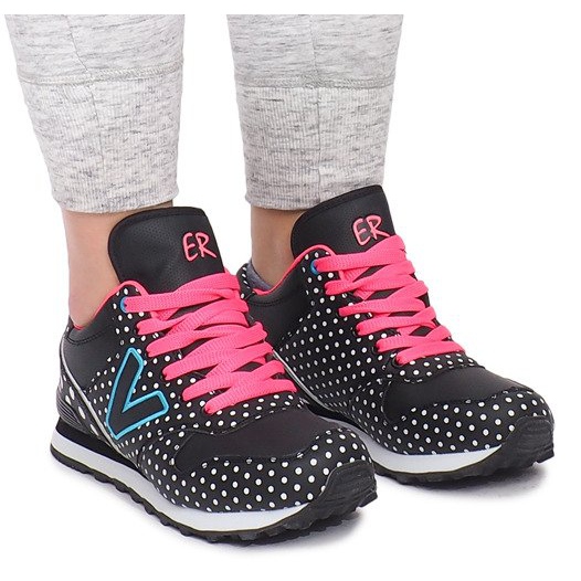 Sportcipők B1573-1 Fekete sokszínű