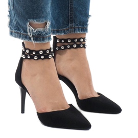 Fekete magas sarkú szandál B-51 Fekete magas sarkú szandál B-51