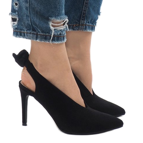 Fekete velúr LB-330 sarok